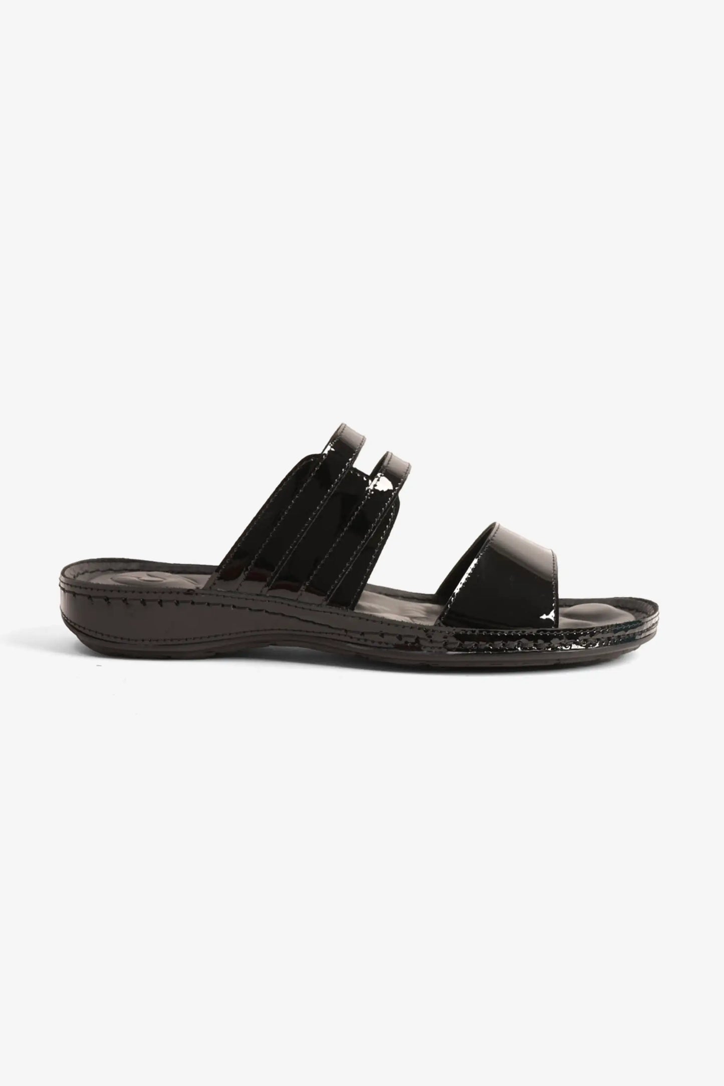 COMFORT PLUS LADIES SANDALS BLACK - CP729