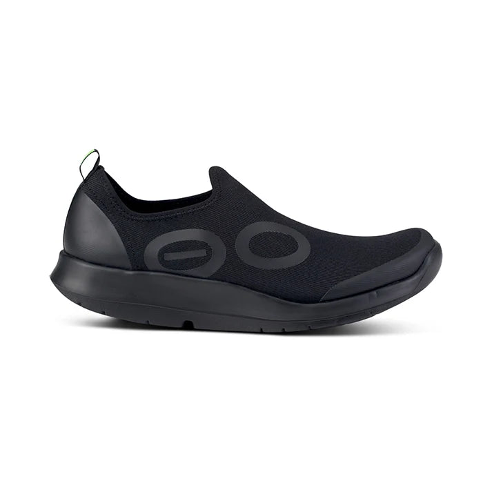 OOFOS MEN'S OOMG SPORT LOW SHOE - BLACK - Sole Therapy