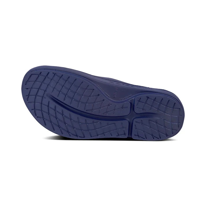 OOFOS UNISEX OOAHH SLIDE SANDALS - NAVY - Sole Therapy