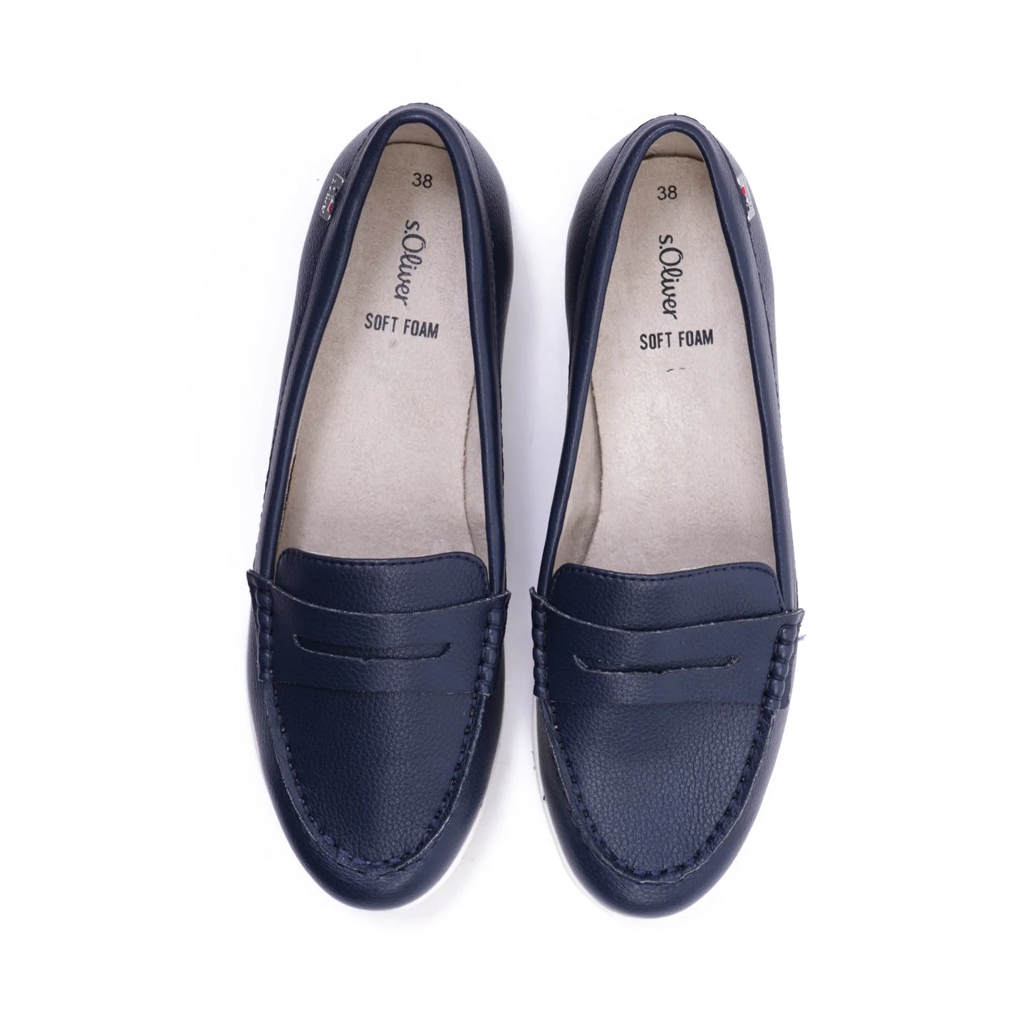 S. Oliver Soft Foam Classic Women's Loafer Navy - Sole Therapy