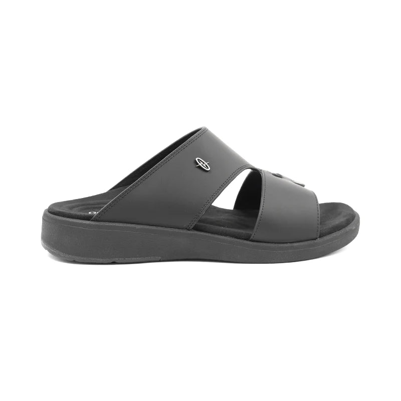 Aetrex Men's Traditional Sandals with Soft Suede-Touch Footbed - Black