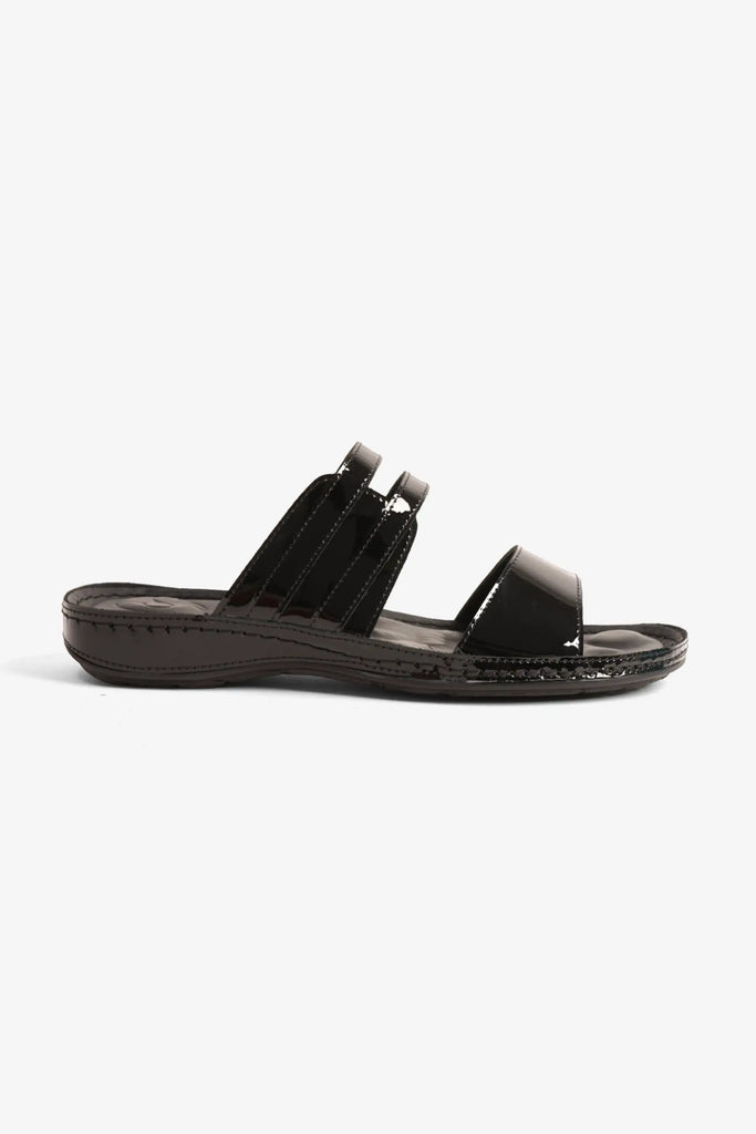 COMFORT PLUS LADIES SANDALS BLACK - CP729