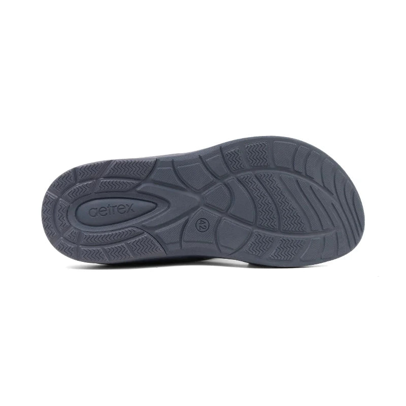 Aetrex Men's Orthopedic Hybrid Sandals - Navy