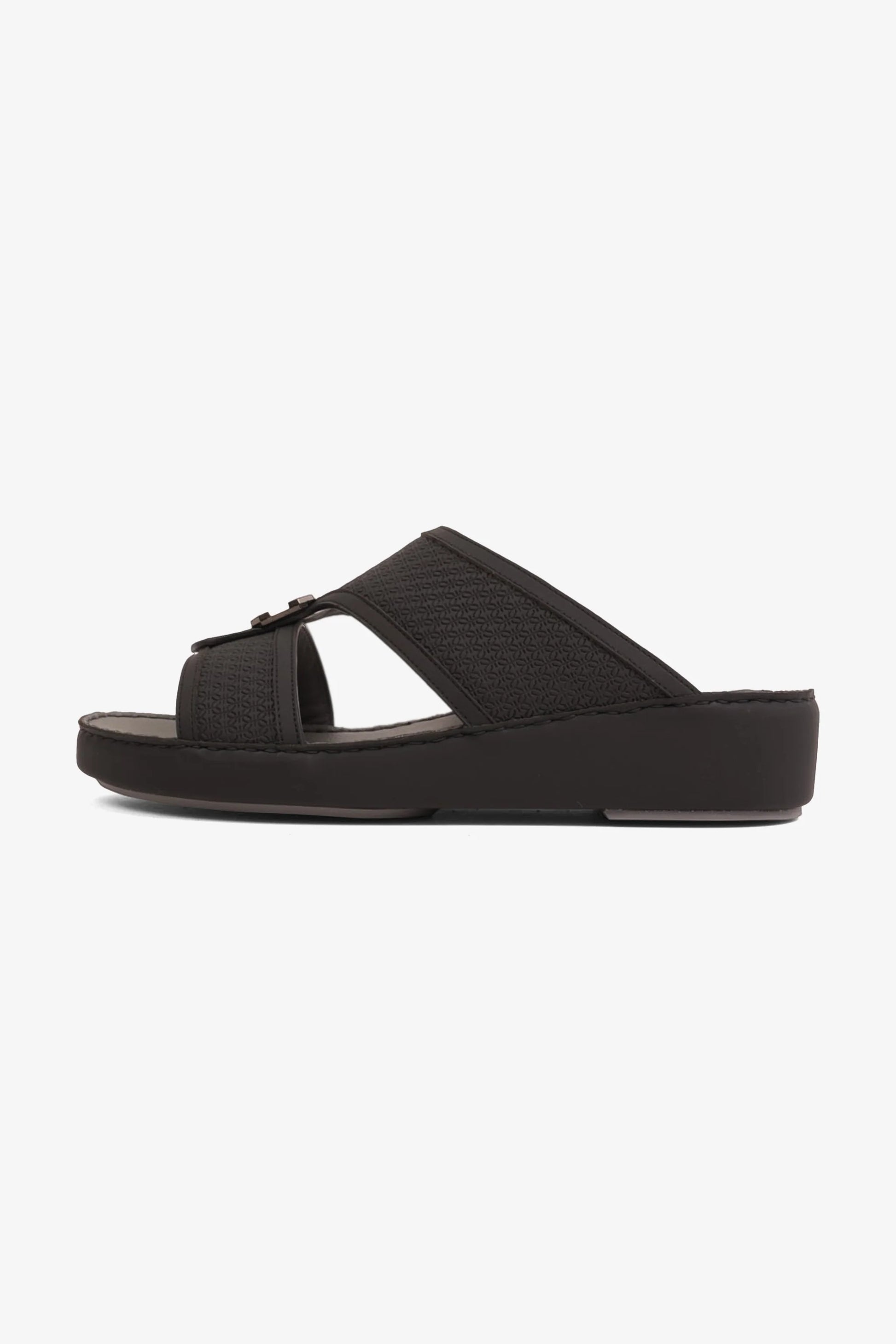 UOMO CAVALIER MEN'S PREMIUM ARABIC SANDALS BLACK - Seventy7