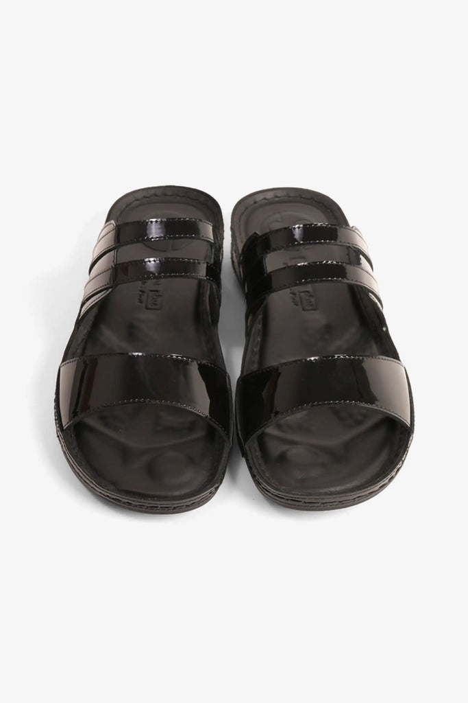 COMFORT PLUS LADIES SANDALS BLACK - CP729