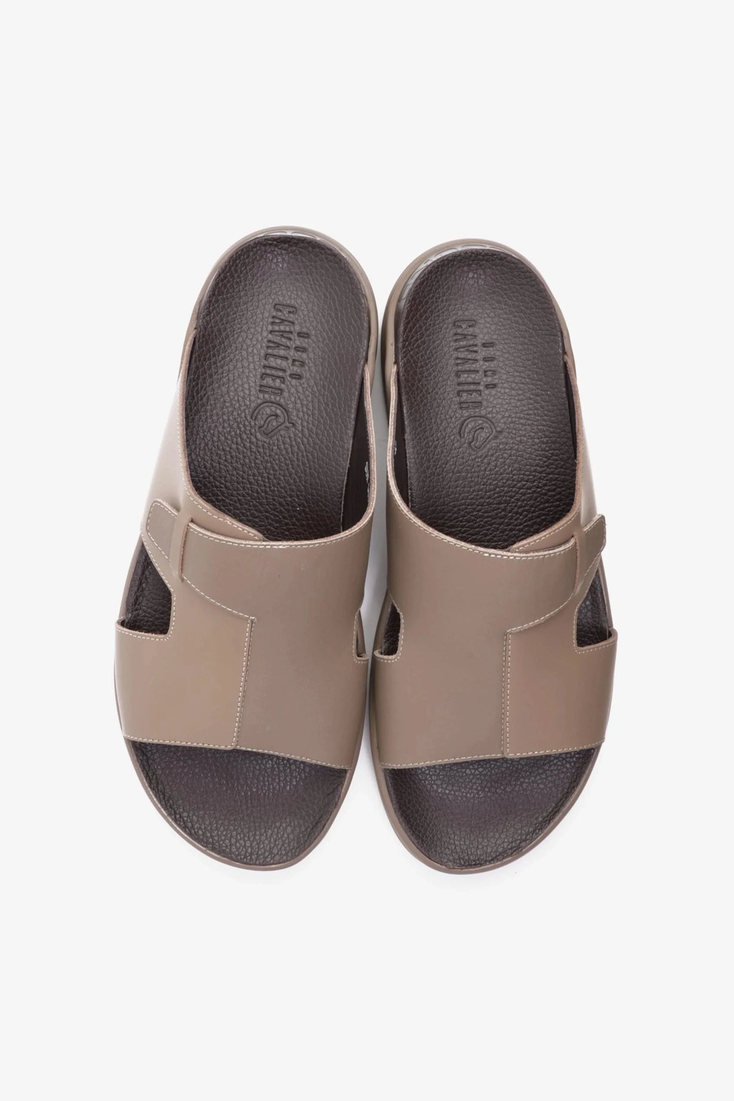 UOMO CAVALIER CLASSIC TRADITIONAL ARAB SANDALS BUCKLE STRAPS STONE - Seventy7