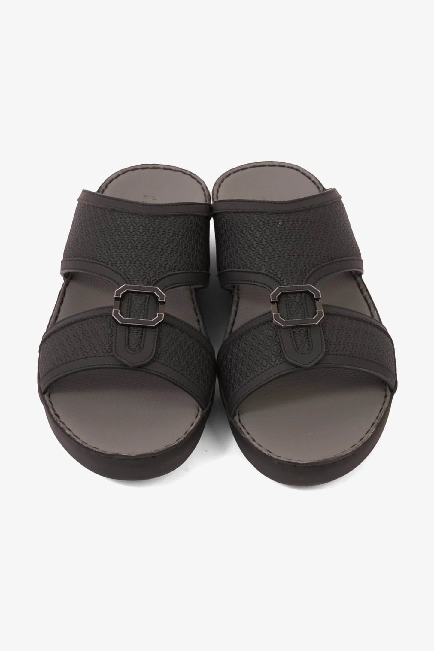 UOMO CAVALIER MEN'S PREMIUM ARABIC SANDALS BLACK - Seventy7