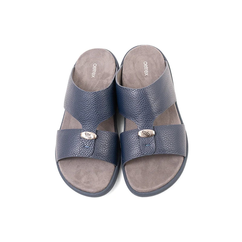Aetrex Men's Orthopedic Hybrid Sandals - Navy