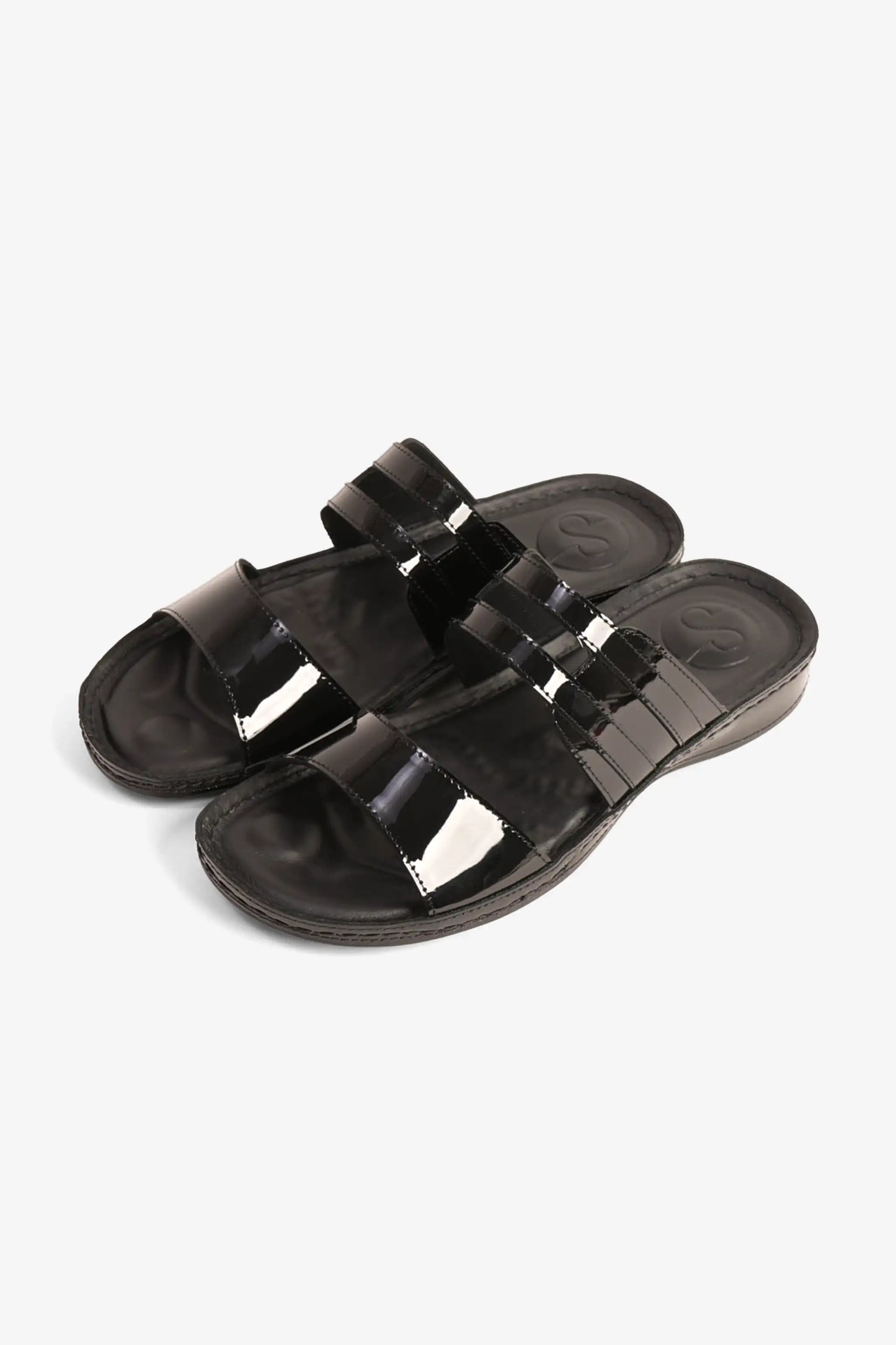 COMFORT PLUS LADIES SANDALS BLACK - CP729