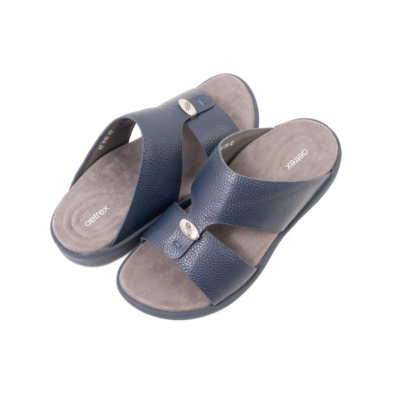 Aetrex Men's Orthopedic Hybrid Sandals - Navy