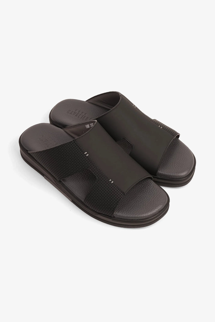 UOMO CAVALIER MEN'S ARABIC EXTRA CUSHIONED-BLACK - Seventy7