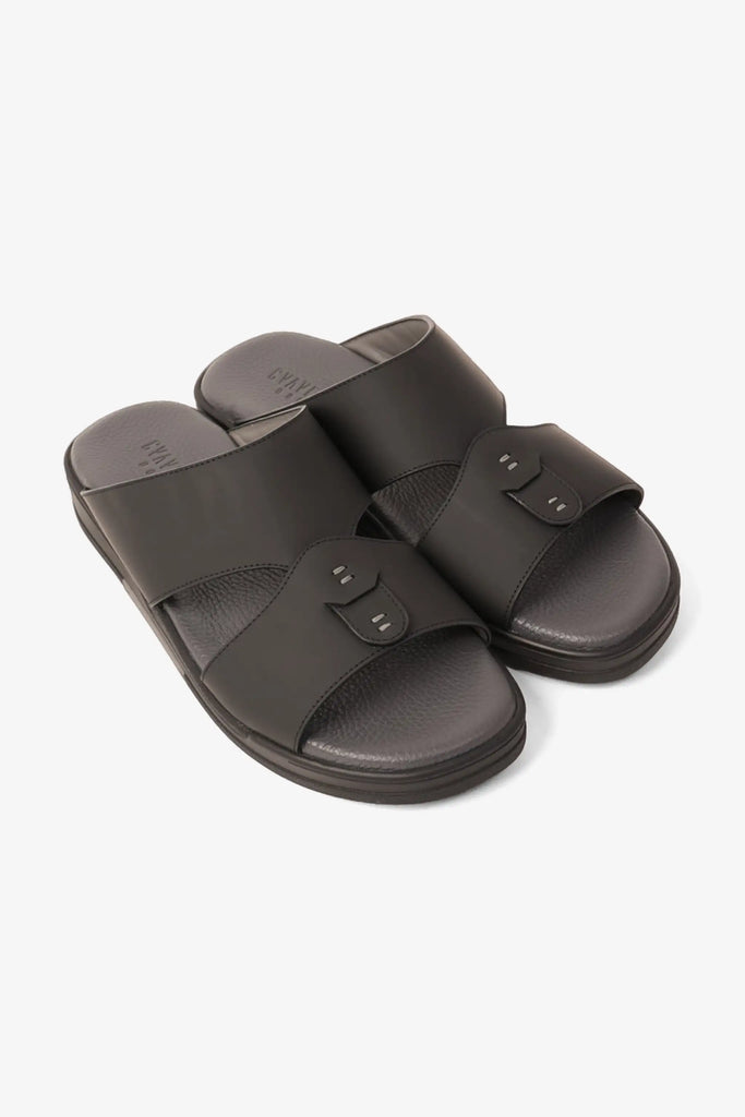 Uomo Cavalier Mens Sandals Black