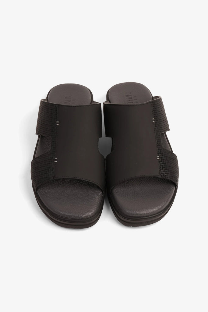 UOMO CAVALIER MEN'S ARABIC EXTRA CUSHIONED-BLACK - Seventy7