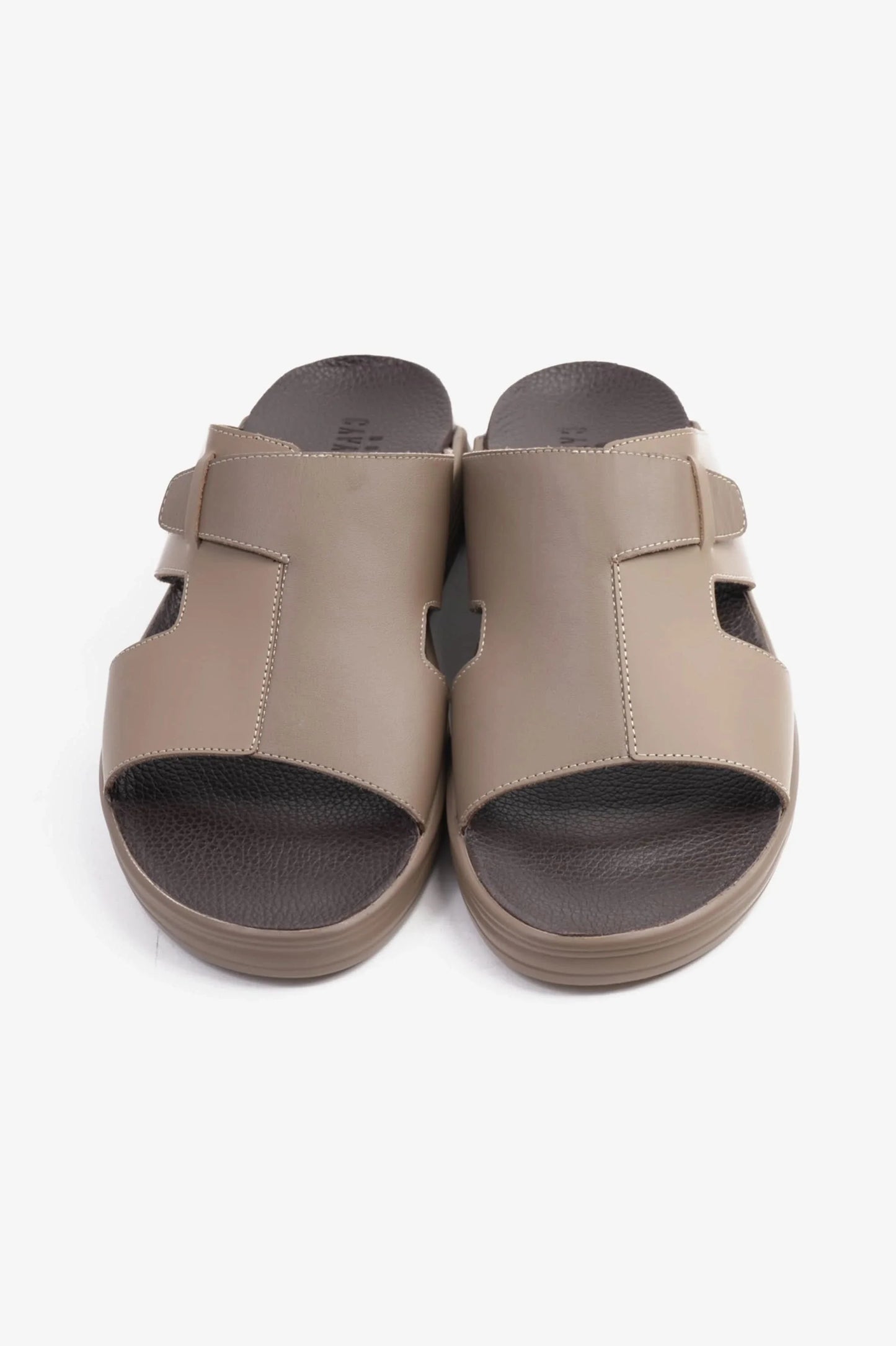 UOMO CAVALIER CLASSIC TRADITIONAL ARAB SANDALS BUCKLE STRAPS STONE - Seventy7