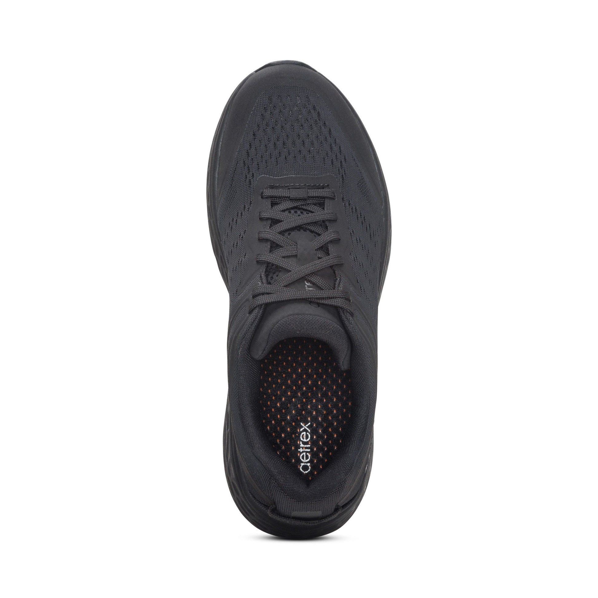 AETREX CHASE ARCH SUPPORT SNEAKERS BLACK/BLACK - Sole Therapy
