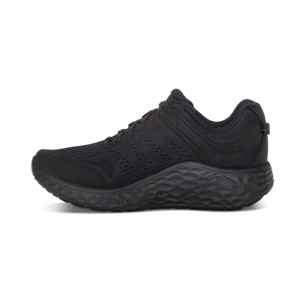 AETREX CHASE ARCH SUPPORT SNEAKERS BLACK/BLACK - Sole Therapy