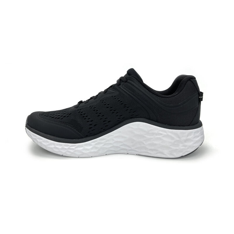 AETREX CHASE ARCH SUPPORT SNEAKERS BLACK/WHITE - Sole Therapy