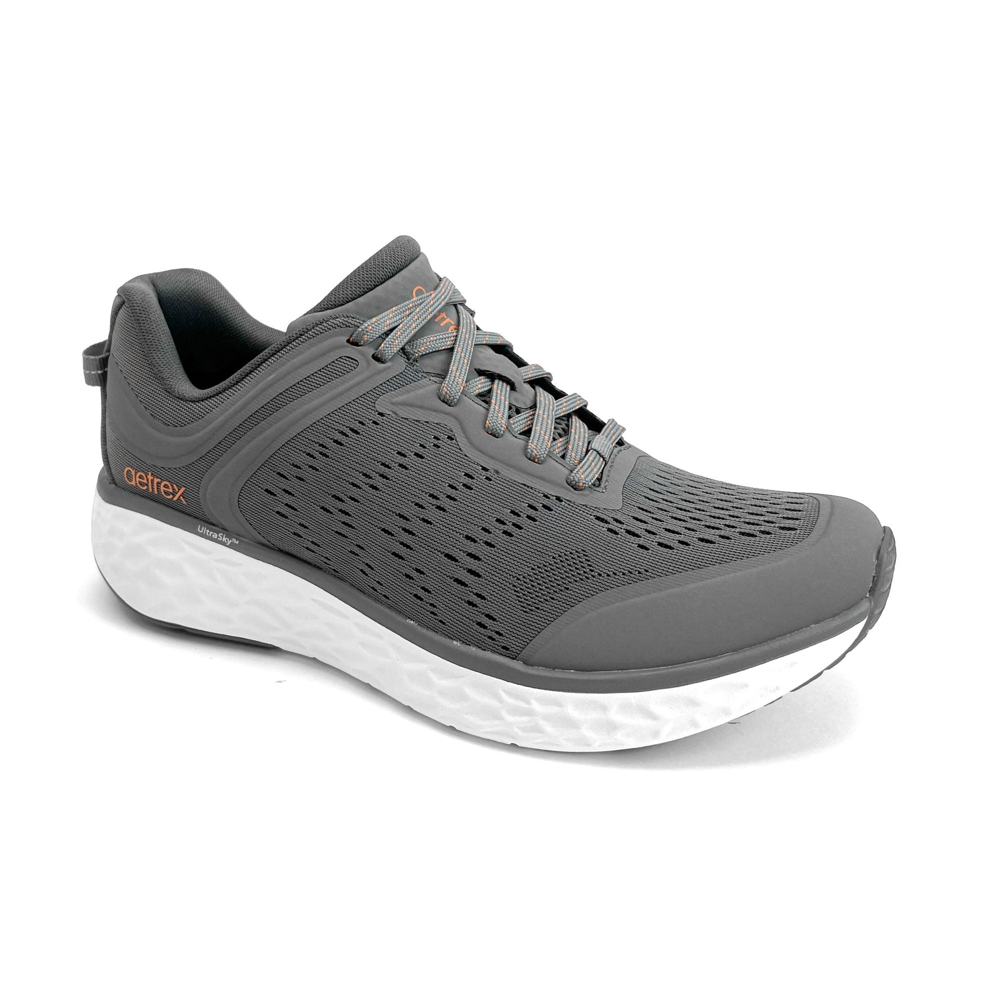 AETREX CHASE ARCH SUPPORT SNEAKERS GREY - Sole Therapy
