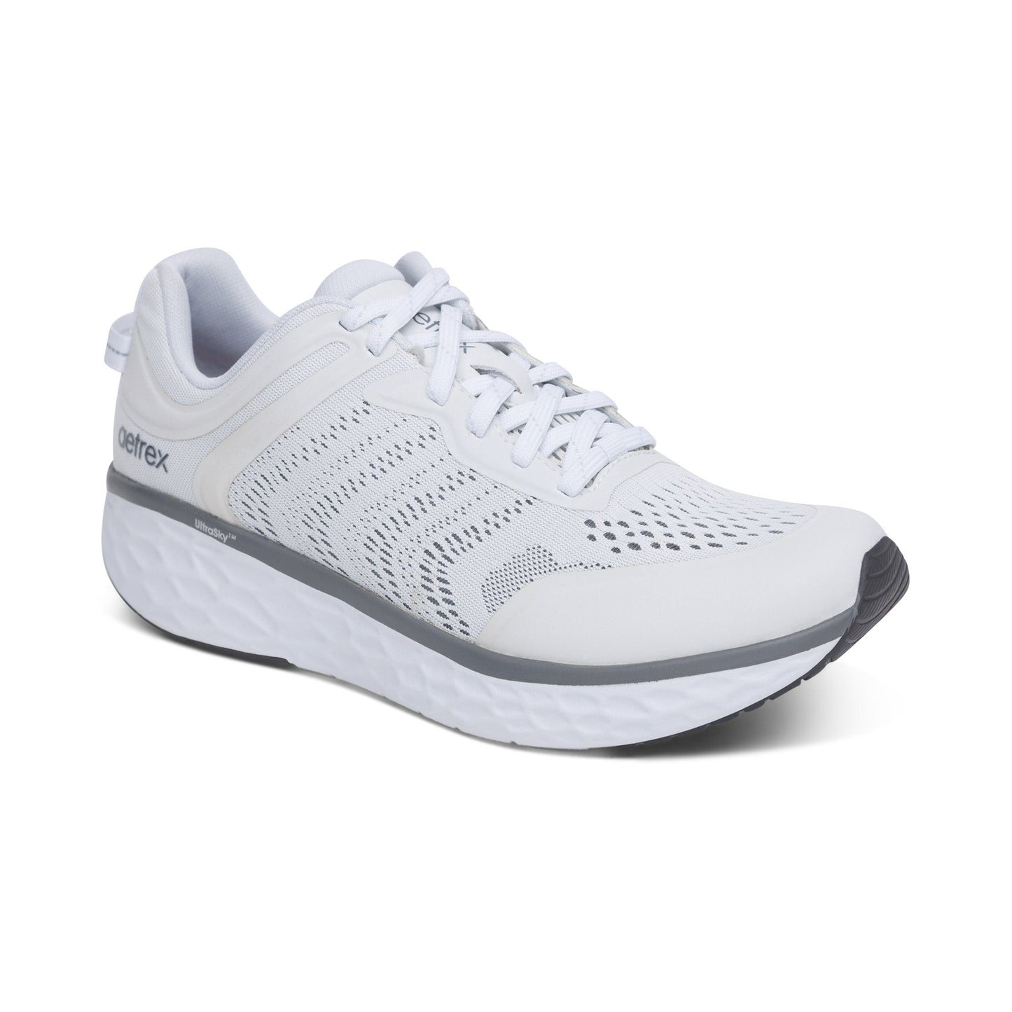 AETREX CHASE ARCH SUPPORT SNEAKERS WHITE - Sole Therapy