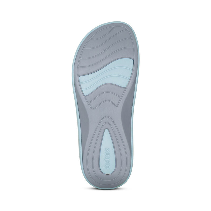 Aetrex Maui Flips Women - Blue - Sole Therapy