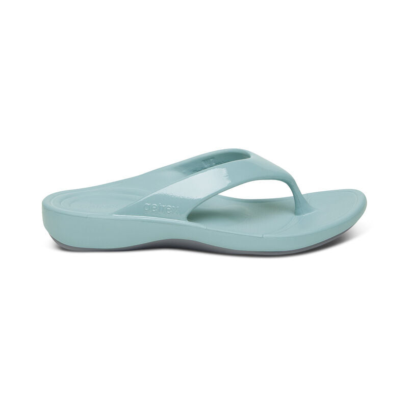 Aetrex Maui Flips Women - Blue - Sole Therapy