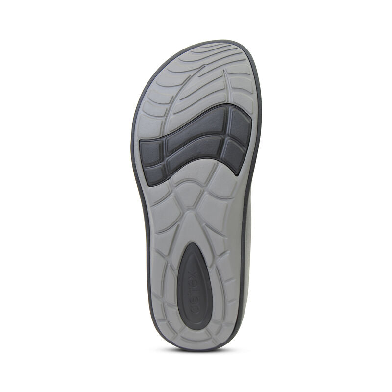 Aetrex Maui Orthotic Flips Men Black - Sole Therapy