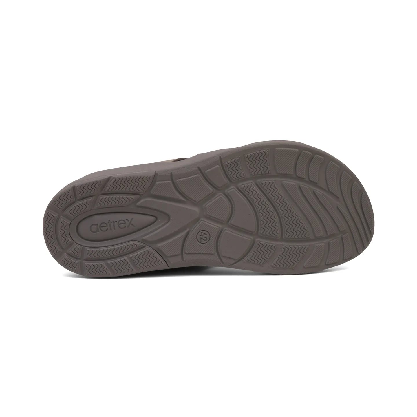 Aetrex Premium Comfort Foot Bed Arabic Sandals Stone - Sole Therapy