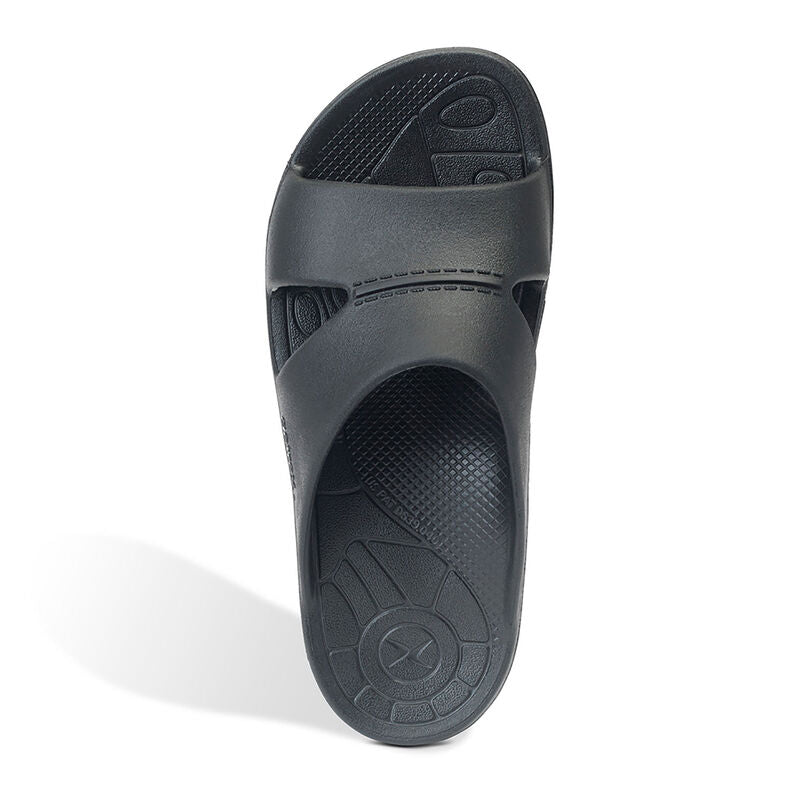 Bali Orthotic Slides Men Black - Sole Therapy