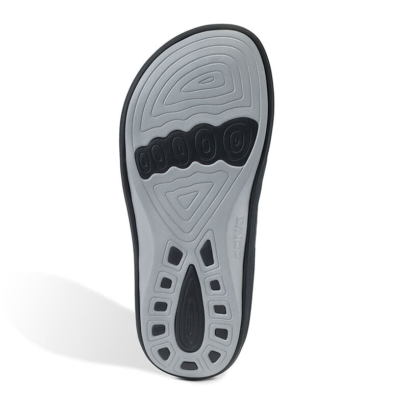 Bali Orthotic Slides Men Black - Sole Therapy
