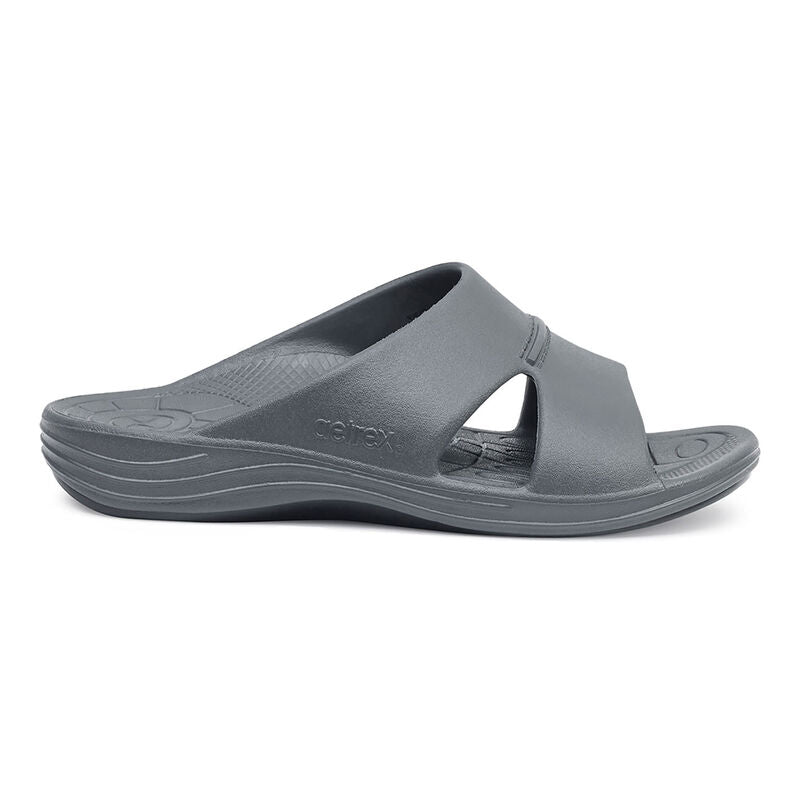 Bali Orthotic Slides Men Charcoal - Sole Therapy