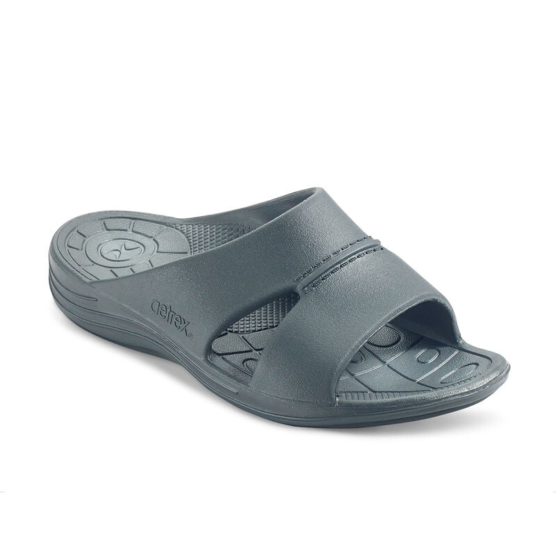 Bali Orthotic Slides Men Charcoal - Sole Therapy