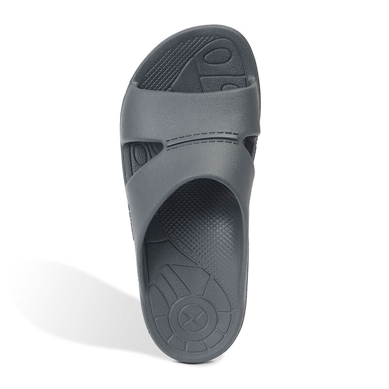 Bali Orthotic Slides Men Charcoal - Sole Therapy