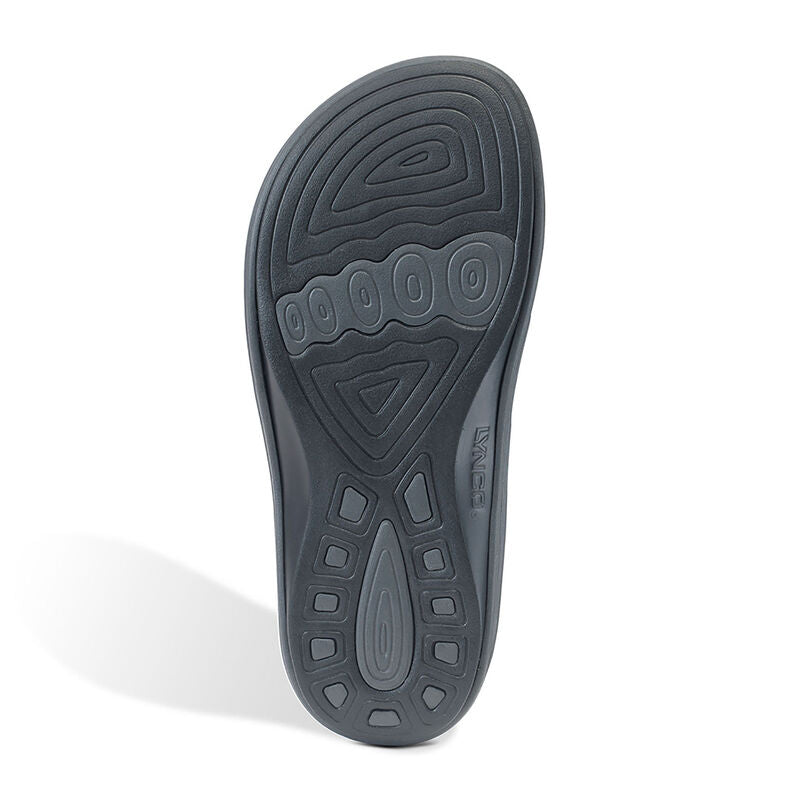 Bali Orthotic Slides Men Charcoal - Sole Therapy