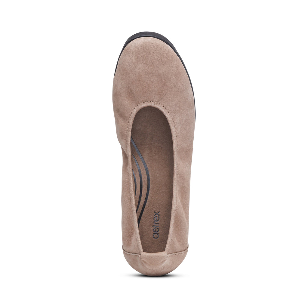 Brianna Ballet Women Flats Taupe