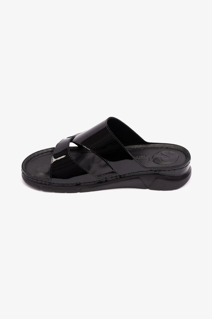 COMFORT PLUS LADIES SANDALS BLACK - 612