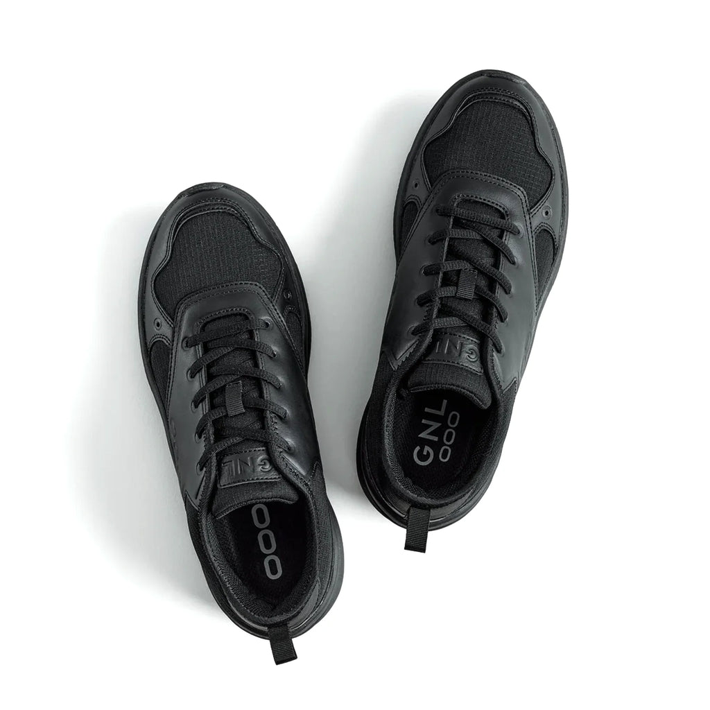 Glide'N Lock Office Walk - Black - Sole Therapy