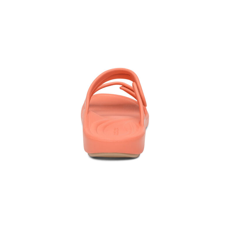 Janey Sport Slides Coral - Sole Therapy
