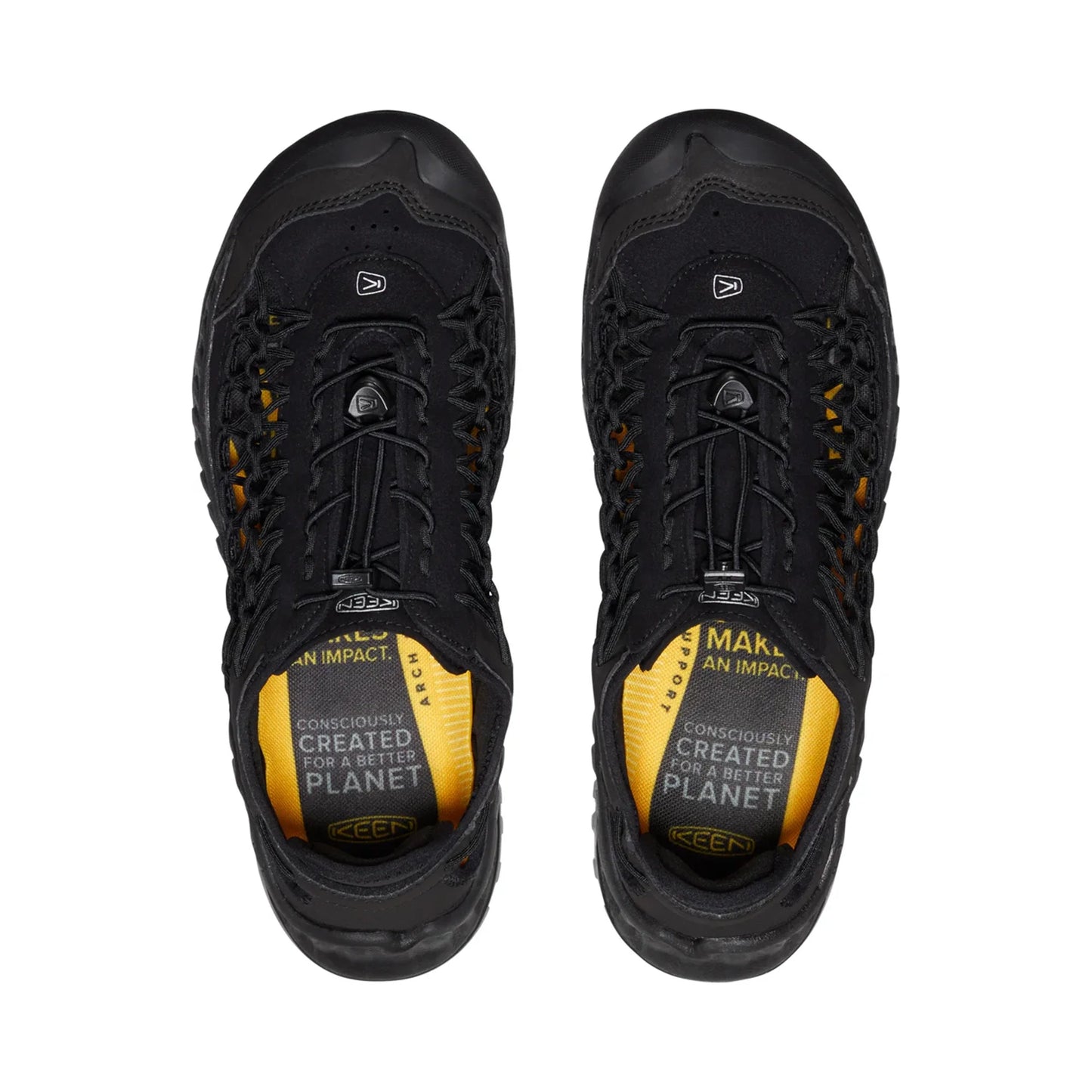 MEN UNEEK  NXIS SANDALS TRIPLE BLACK/BLACK - Sole Therapy