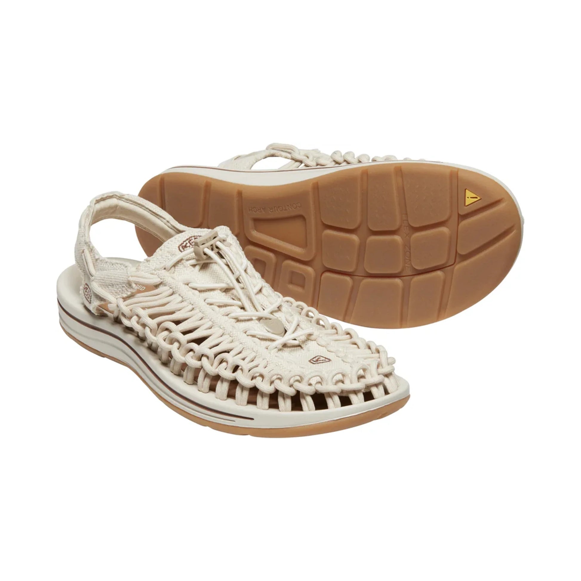 MEN UNEEK SANDALS NATURAL CANVAS/BIRCH - Sole Therapy