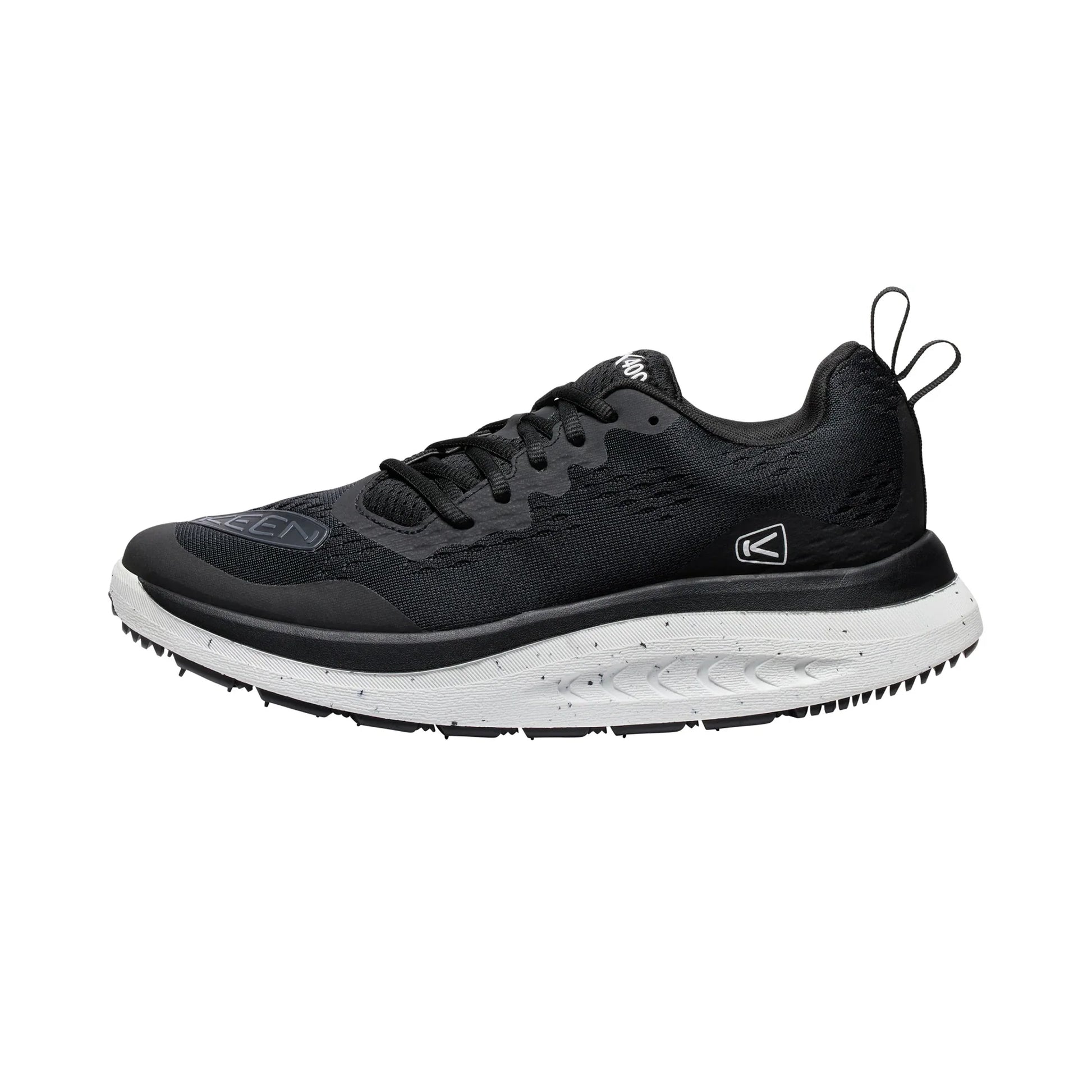 MEN WK400 UNEEK SHOES BLACK/WHITE - Sole Therapy