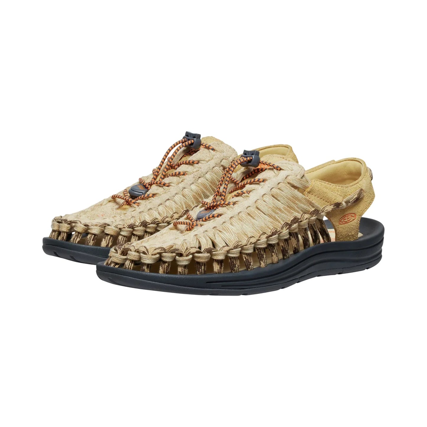 MENS UNEEK FLAT SANDALS WHEAT/REED YELLOW - Sole Therapy