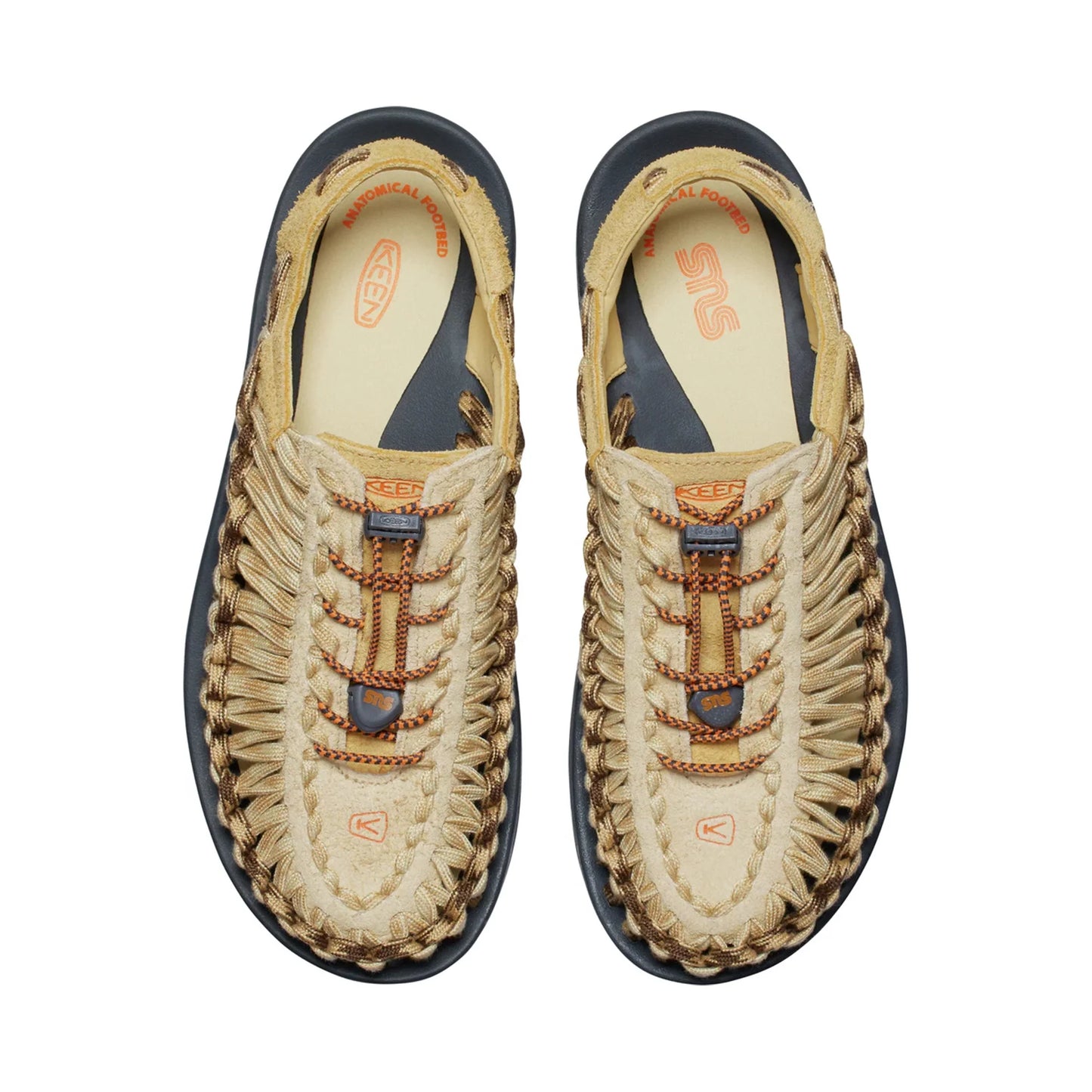 MENS UNEEK FLAT SANDALS WHEAT/REED YELLOW - Sole Therapy