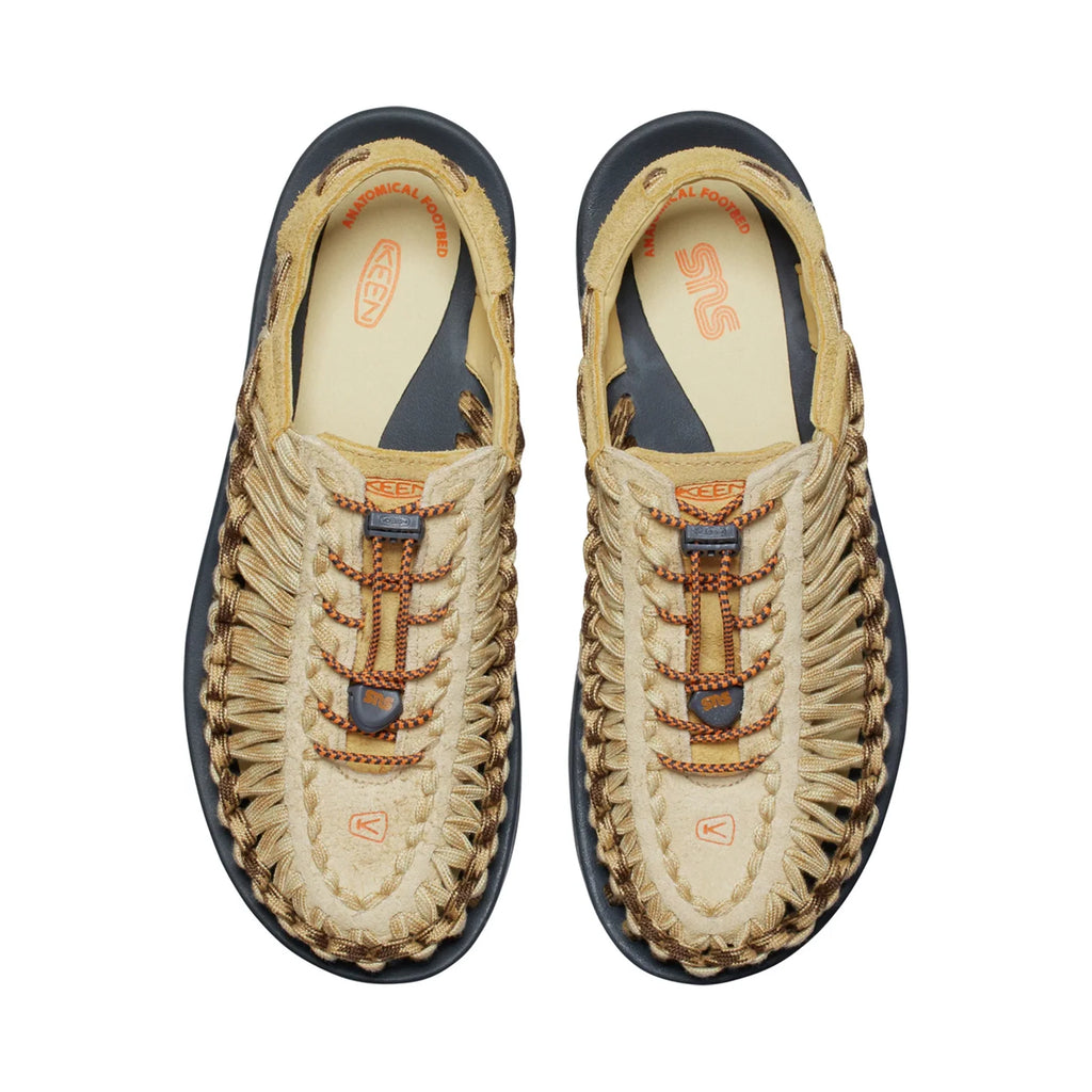 MENS UNEEK FLAT SANDALS WHEAT/REED YELLOW - Sole Therapy