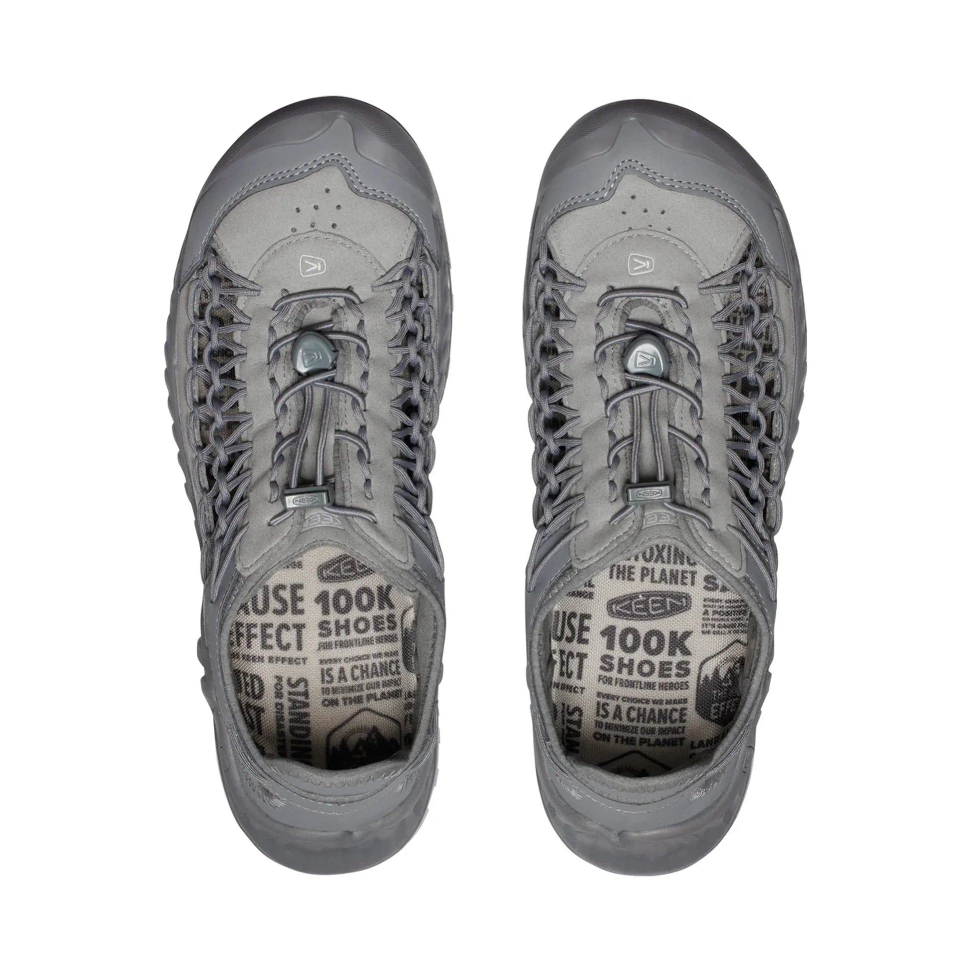 MENS UNEEK NXIS SANDALS GREY/STEEL GREY - Sole Therapy