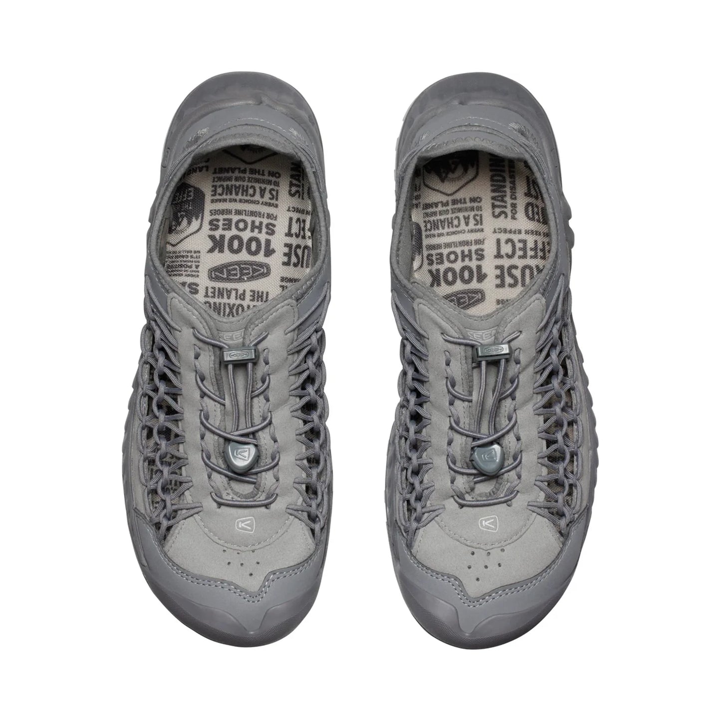 MENS UNEEK NXIS SANDALS GREY/STEEL GREY - Sole Therapy