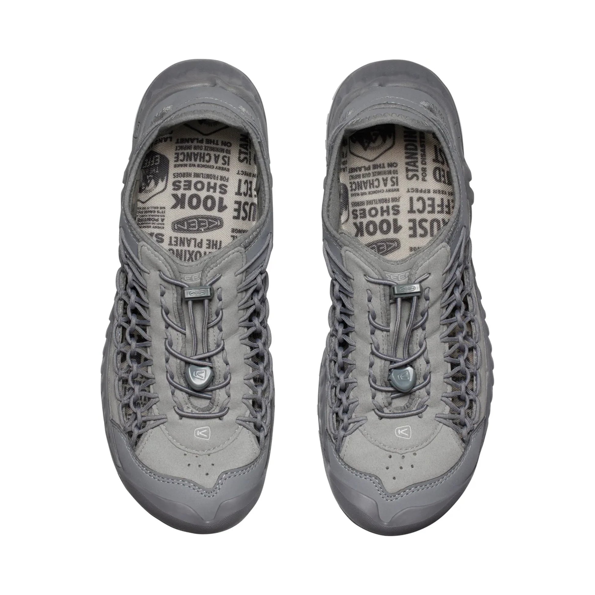 MENS UNEEK NXIS SANDALS GREY/STEEL GREY - Sole Therapy