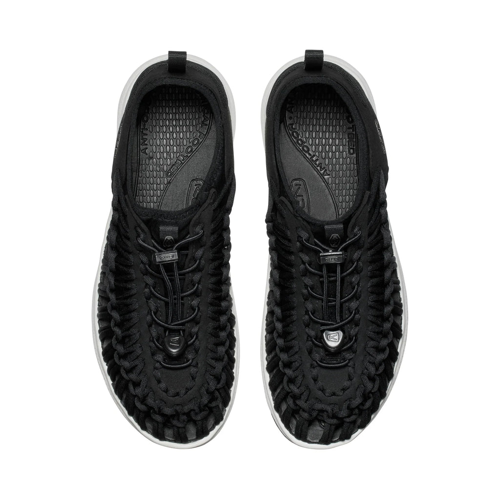 MENS UNEEK O3 FLAT SANDALS BLACK /STAR WHITE - Sole Therapy