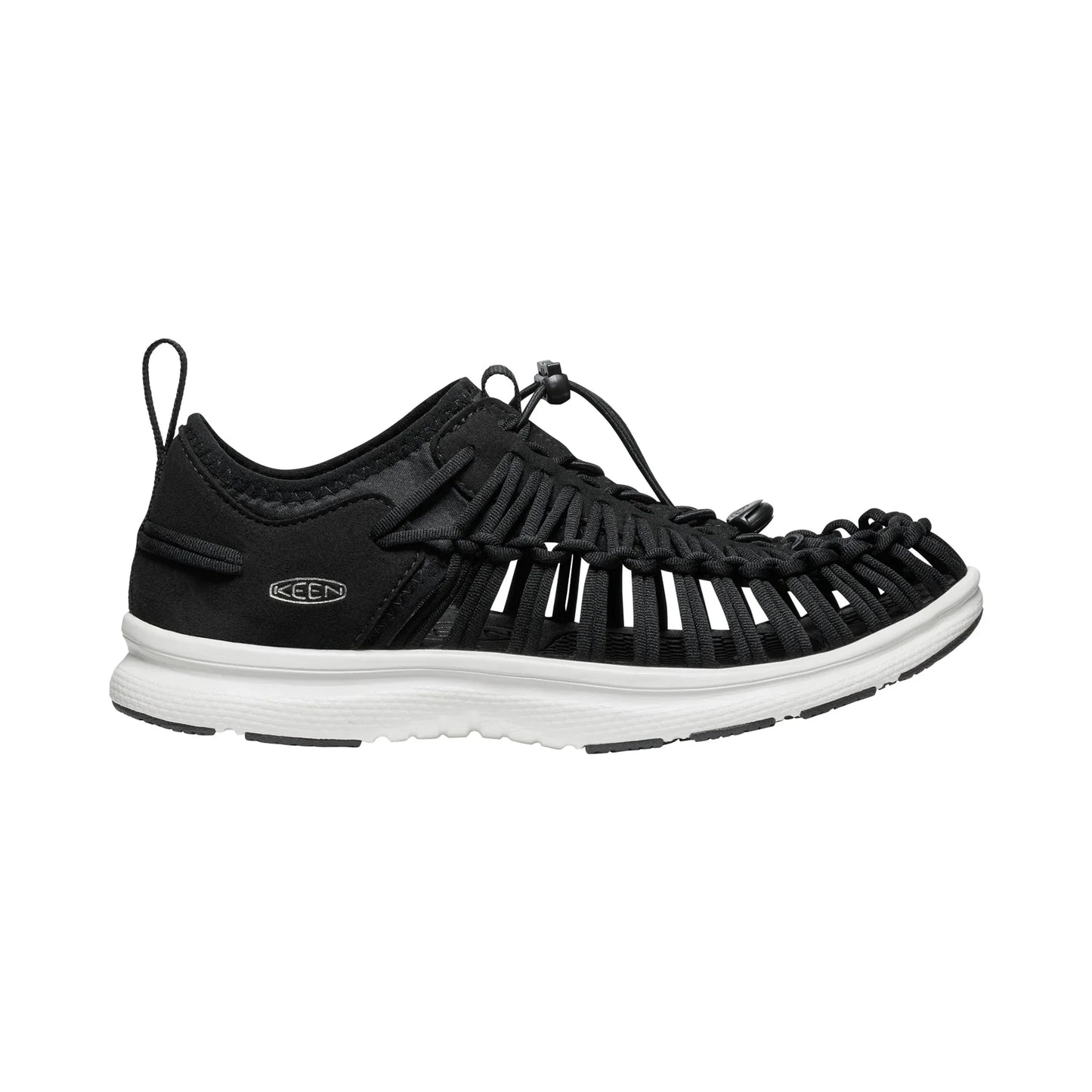 MENS UNEEK O3 FLAT SANDALS BLACK /STAR WHITE - Sole Therapy