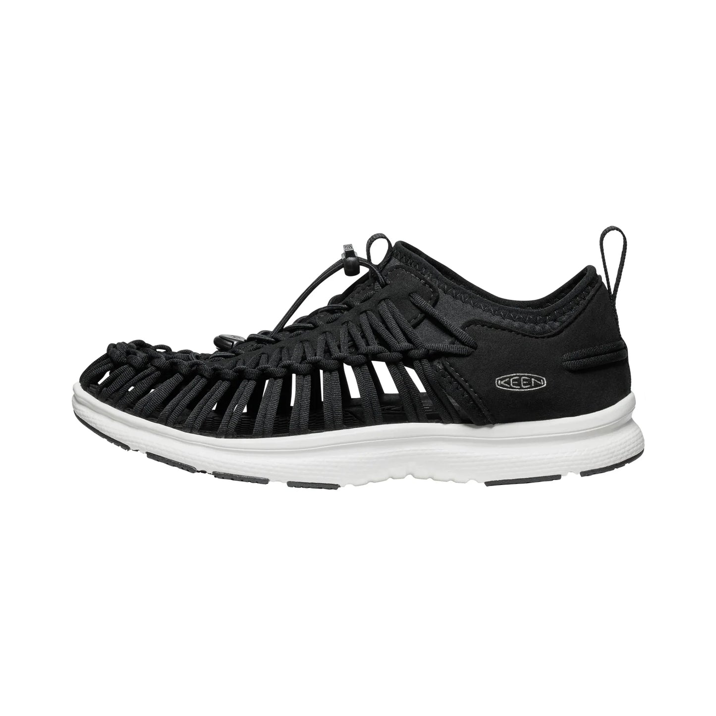 MENS UNEEK O3 FLAT SANDALS BLACK /STAR WHITE - Sole Therapy