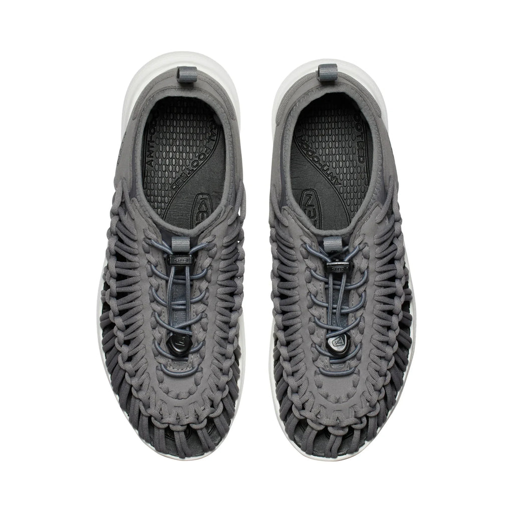 MENS UNEEK O3 FLAT SANDALS GREY/STAR WHITE - Sole Therapy